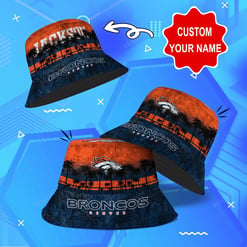 Denver Broncos Personalized Bucket Hat BG08