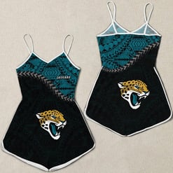 Jacksonville Jaguars Women Romper Jumpsuit 3D Printed S010