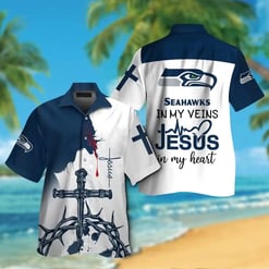 Seattle Seahawks Button Shirt BB789