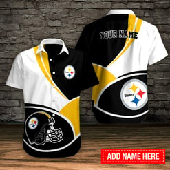 Pittsburgh Steelers Personalized Button Shirt BB639