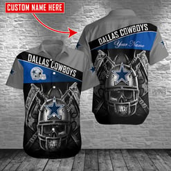 Dallas Cowboys Personalized Button Shirt BB448