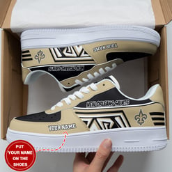 New Orleans Saints Personalized AF1 Shoes BG165