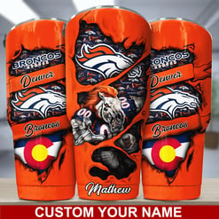 Denver Broncos Personalized Tumbler BG230