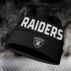 Las Vegas Raiders Wool Beanie 6