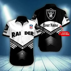 Las Vegas Raiders Personalized Button Shirt BB1018