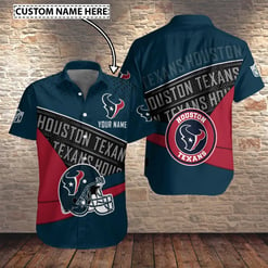 Houston Texans Personalized Button Shirt BB542