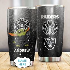 Las Vegas Raiders Personalized Tumbler BG566