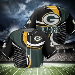 Green Bay Packers Crop Top Baseball Jersey 82