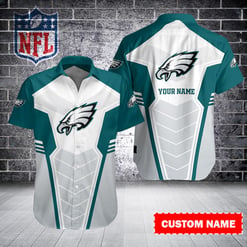 Philadelphia Eagles Personalized Button Shirt BB364