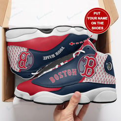 Boston Red Sox Personalized AJD13 Sneakers 1047