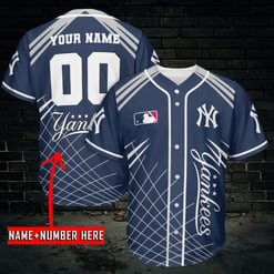 New York Yankees Personalized Baseball Jersey BG765