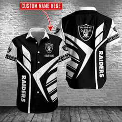 Las Vegas Raiders Personalized Button Shirt BB629