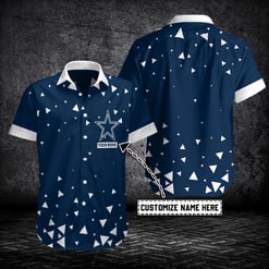 Dallas Cowboys Personalized Button Shirt BB443