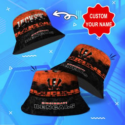 Cincinnati Bengals Personalized Bucket Hat BG05