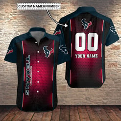 Houston Texans Personalized Button Shirt BB112