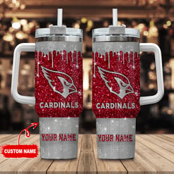 Arizona Cardinals Personalized Limited Edition Sport Fan Gift 40oz Tumbler AZC40OZT057