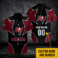 Tampa Bay Buccaneers Personalized Button Shirt BB229