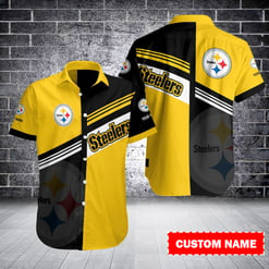 Pittsburgh Steelers Personalized Button Shirt BB369