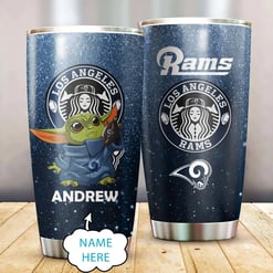 Los Angeles Rams Personalized Tumbler BG568