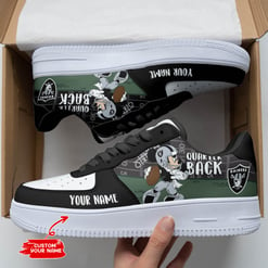 Las Vegas Raiders Personalized AF1 Shoes BG252