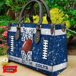 Indianapolis Colts Personalized Leather Hand Bag BBLTHB581