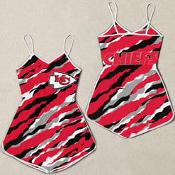 Kansas City Chiefs Women Romper Jumpsuit 3D Printed S033