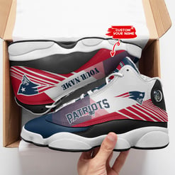 New England Patriots Personalized AJD13 Sneakers BG194