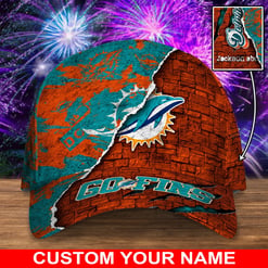 Miami Dolphins Personalized Classic Cap BG833