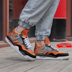 Cincinnati Bengals Personalized AJ4 Sneaker BG186