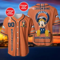 Denver Broncos Baseball Jersey 533