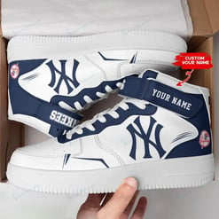 New York Yankees Personalized High AF1 Sneakers BG12