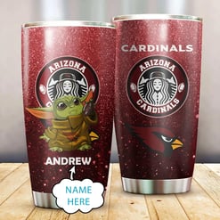 Arizona Cardinals Personalized Tumbler BG555