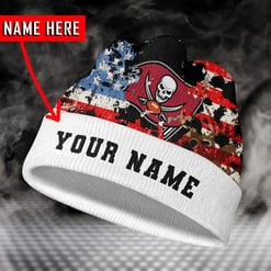 Tampa Bay Buccaneers Personalized Wool Beanie 174