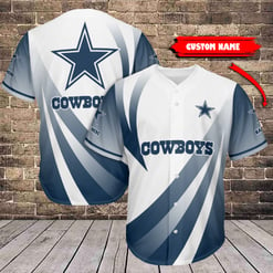 Dallas Cowboys Personalized Baseball Jersey BG614