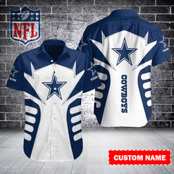 Dallas Cowboys Personalized Button Shirt BB360