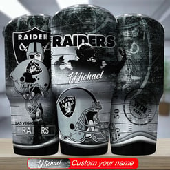 Las Vegas Raiders Personalized Tumbler BG326